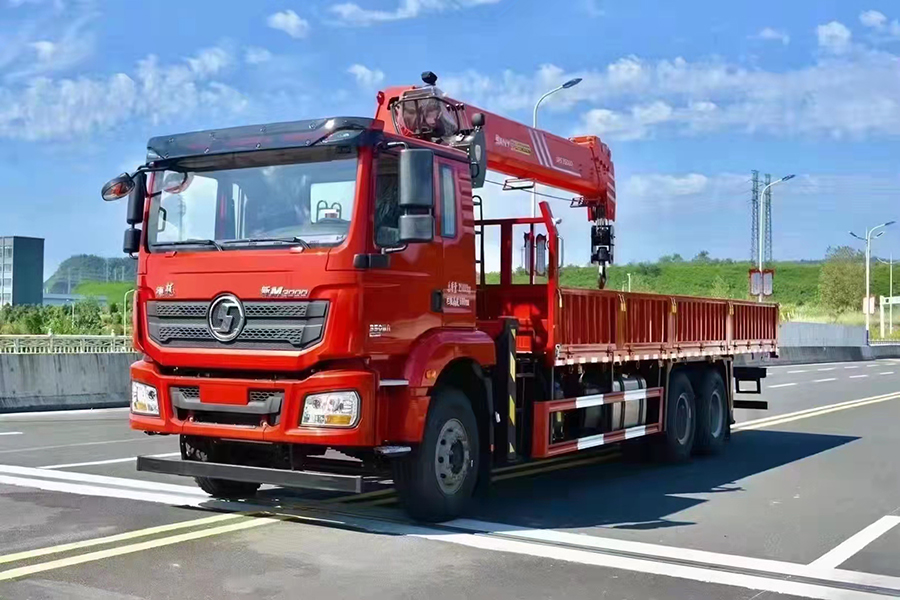 陜汽德龍三一14噸隨車(chē)吊 工程起吊王