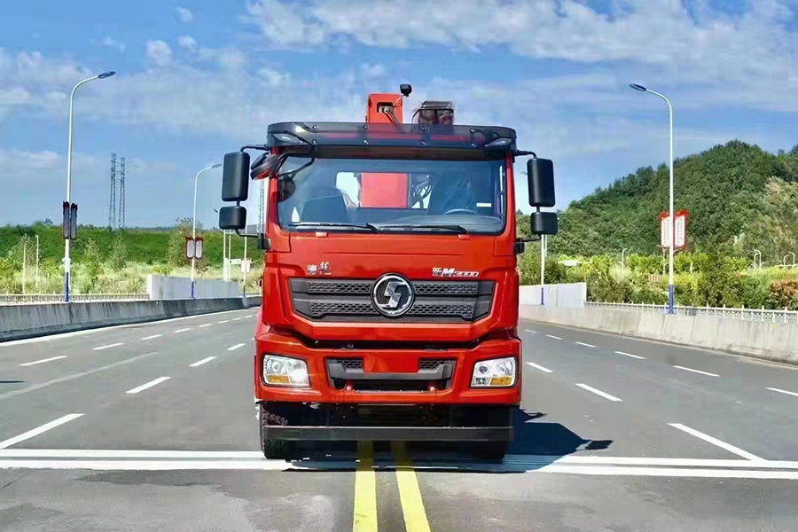 陜汽德龍三一14噸隨車吊 工程起吊王圖片展示2